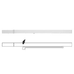 ECO Glideskinne EF med elektromagnetisk fasthold