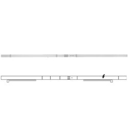 ECO Glideskinne SR-EFR-1S m. rgdetektor