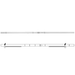 ECO Glideskinne SR-EFR-2 med rgdetektor