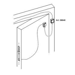 ISEO Skjult Blydksel 300-450mm