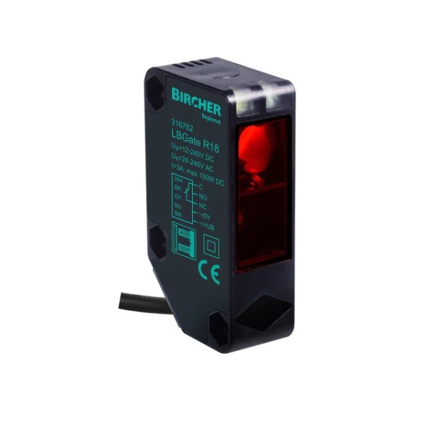 BIRCHER LBGate R18 med refleks og monteringsbeslag