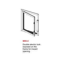 TOPP M00-4 Dobbelt elektrisk l�s