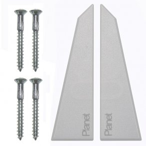 Planet dkplade (ved par) til Planet Sokkel inkl. skruer