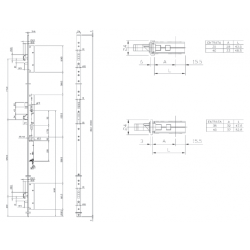 ISEO Multiblindo EMotion Exit (U-stolpe)