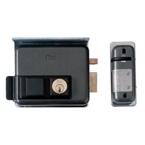 ISEO 2001 Indgende elektronisk kantls m. intern cylinder, farvet